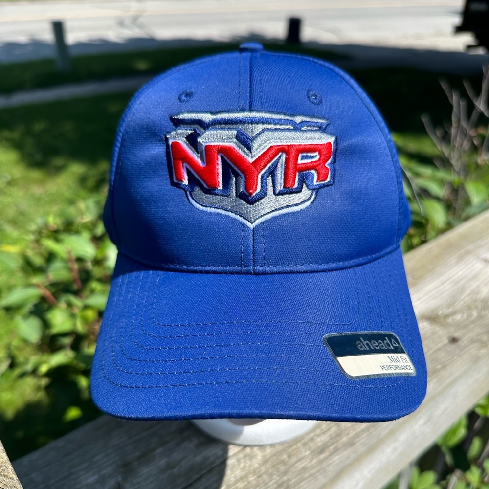 BRAND NEW New York Rangers NHL Mid Fit ahead performance hat. Velcro adjusted